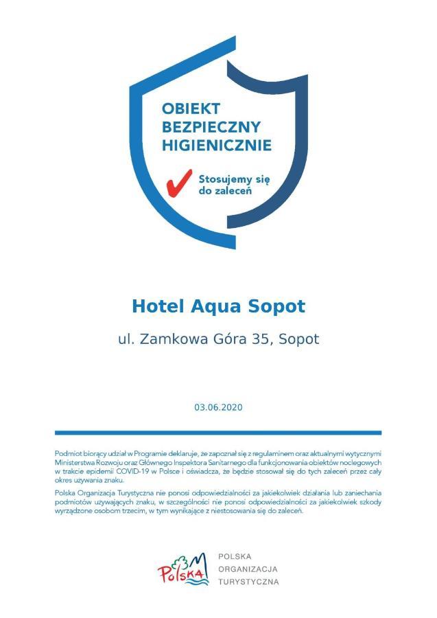 Hotel Aqua Sopot - Destigo Hotels Экстерьер фото